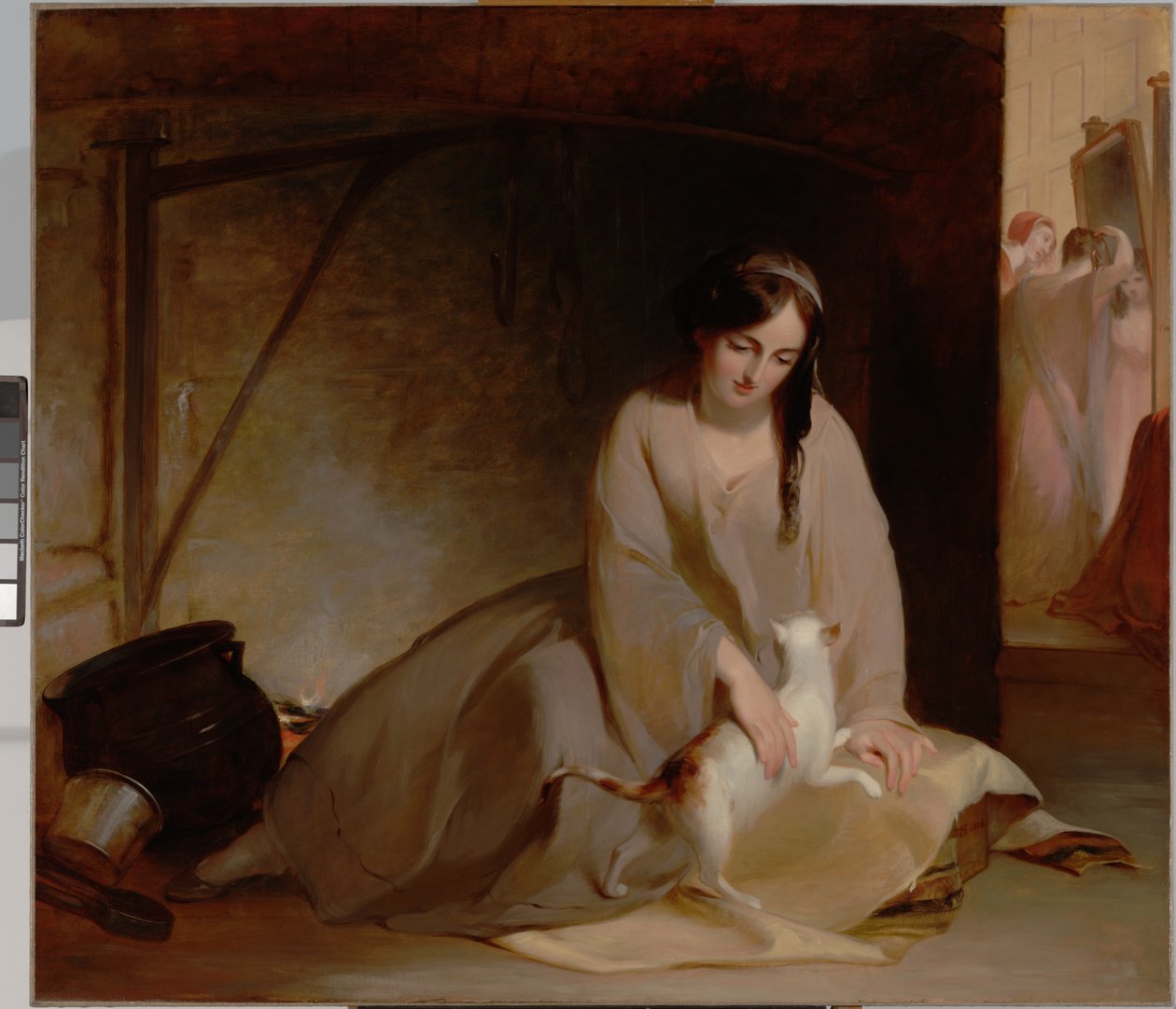 Cinderella at the Kitchen Fire by Thomas Sully