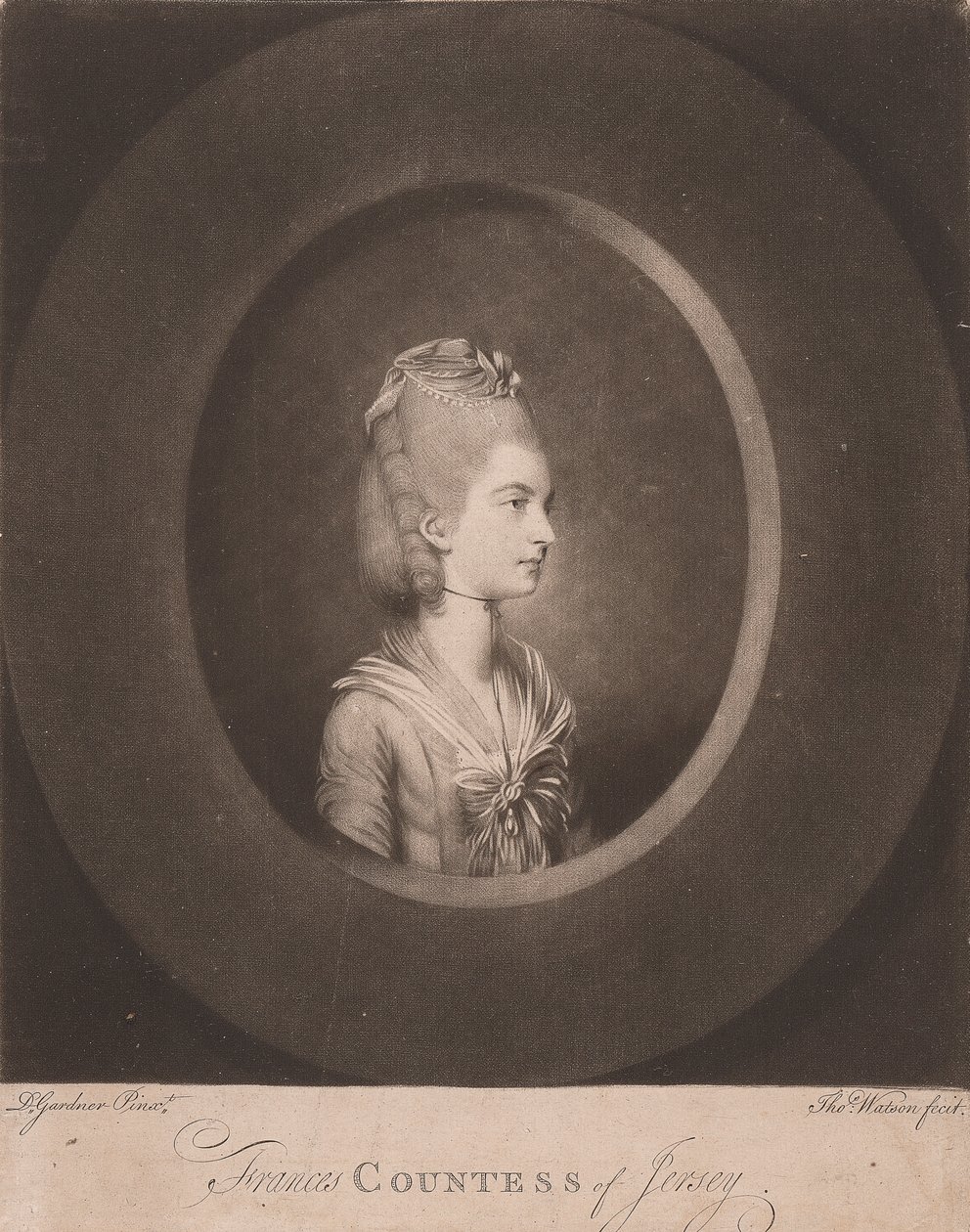 Frances Countess of Jersey by Thomas Watson