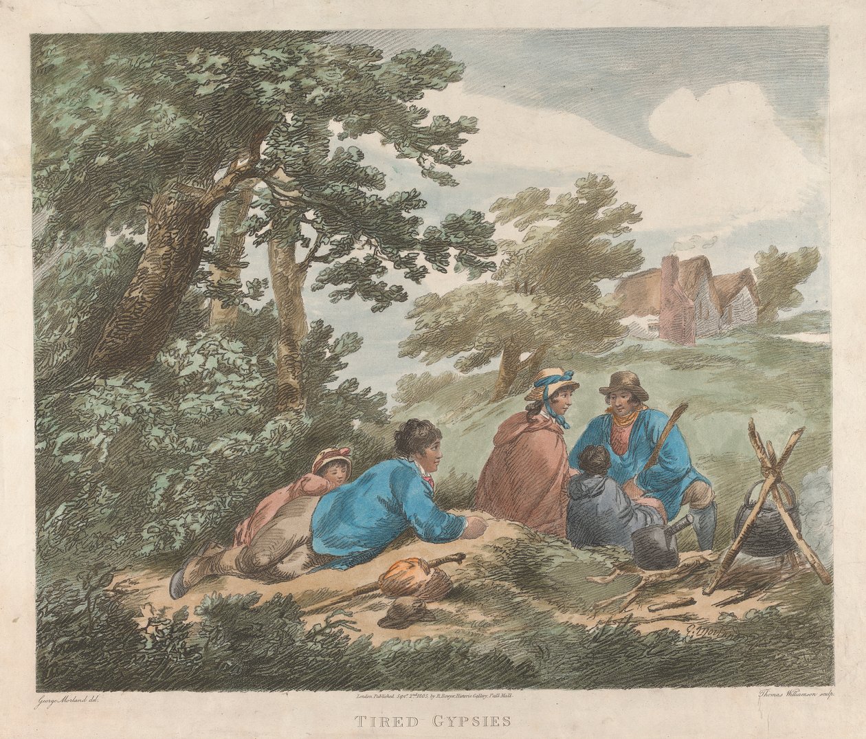 Tired Gypsies by Thomas Williamson