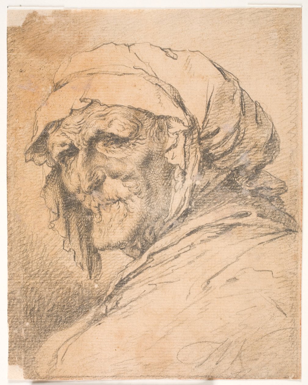 Head of an Old Woman by Thomas Worlidge