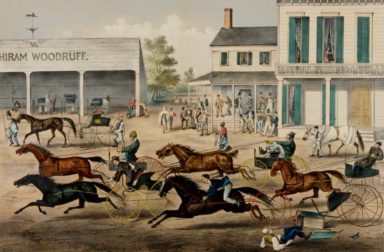 Coming from the Trot by Thomas Worth