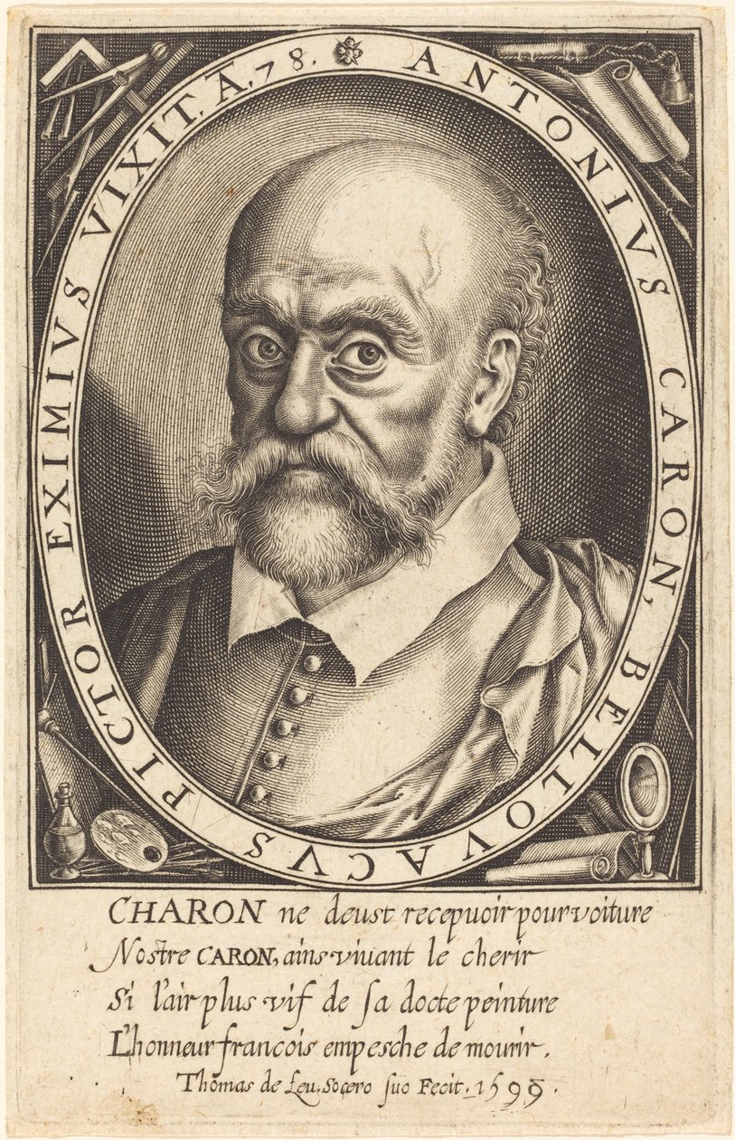 Antoine Caron by Thomas de Leu