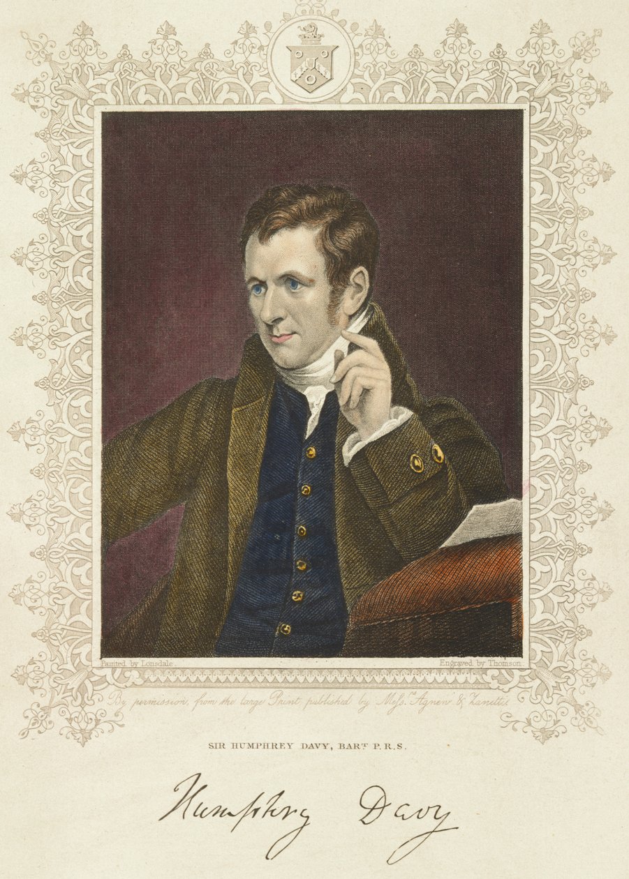 Humphry Davy, British Chemist and Inventor by Thomson