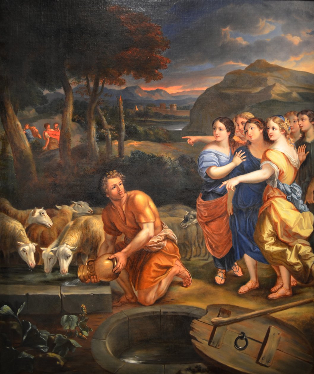 The Daughters of Jethro by Théophile Hamel