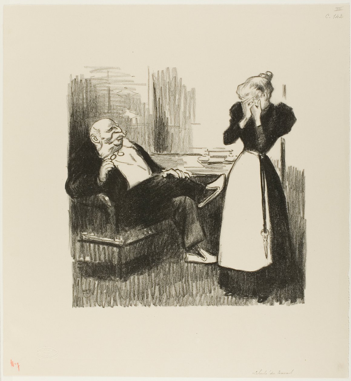 Freedom from Labor by Théophile Alexandre Pierre Steinlen