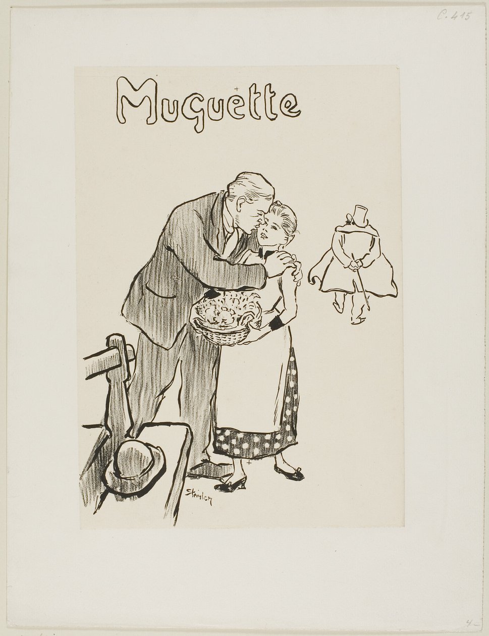 Muguette by Théophile Alexandre Pierre Steinlen
