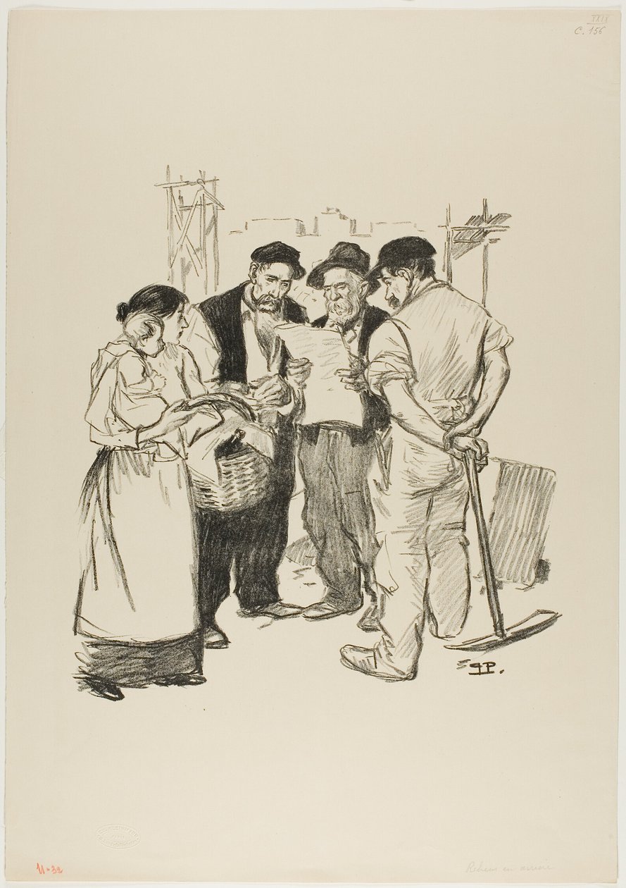 Backwards by Théophile Alexandre Pierre Steinlen