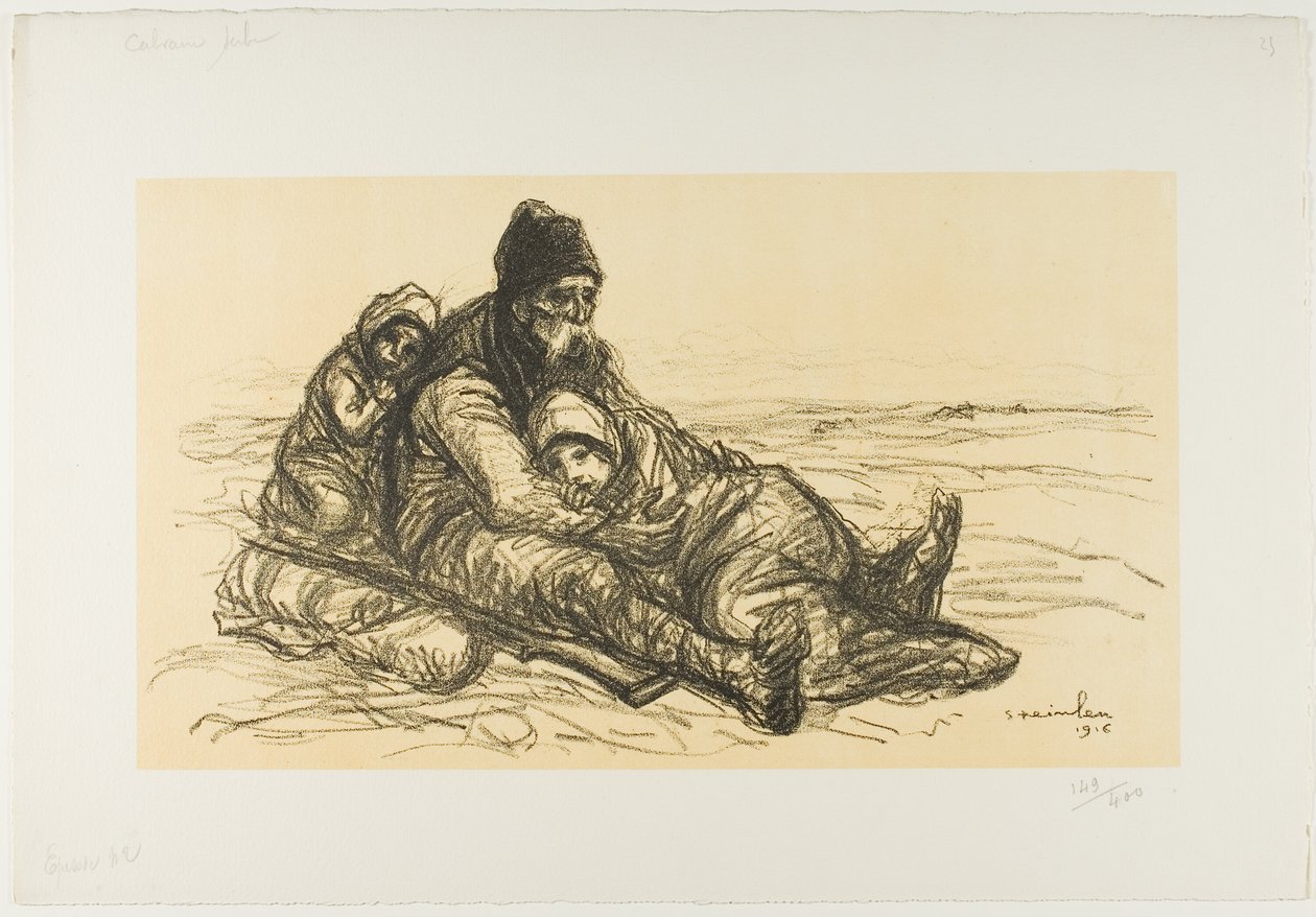 Serbian Cavalry, Second Episode by Théophile Alexandre Pierre Steinlen