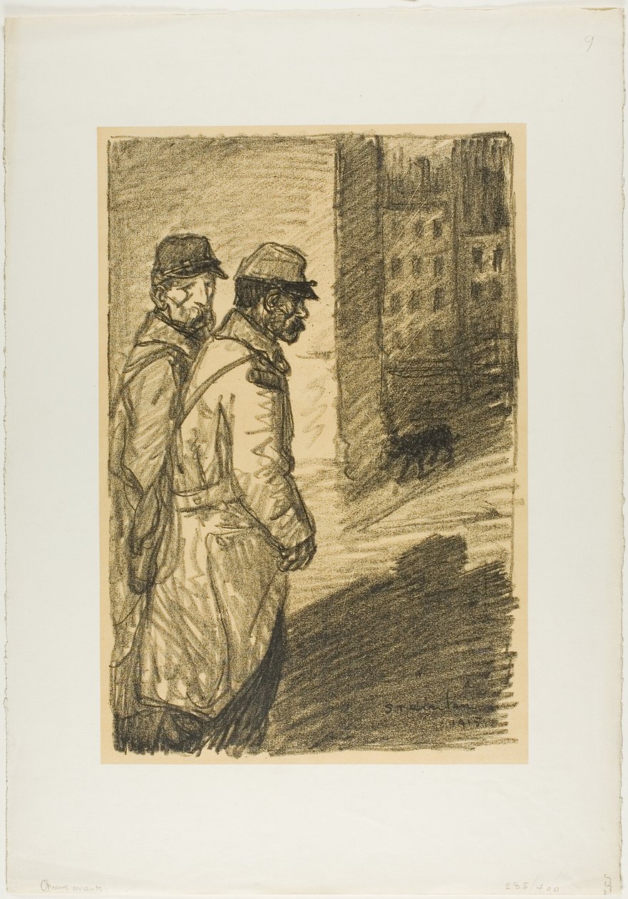 Stray Dogs by Théophile Alexandre Pierre Steinlen