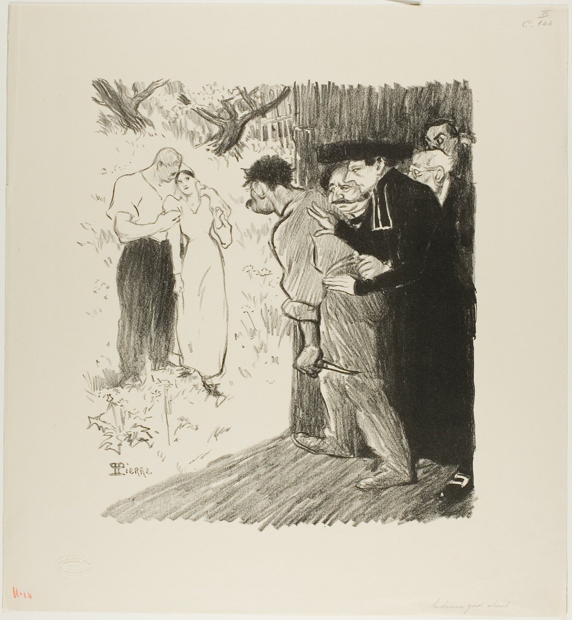 The Last Ambush by Théophile Alexandre Pierre Steinlen
