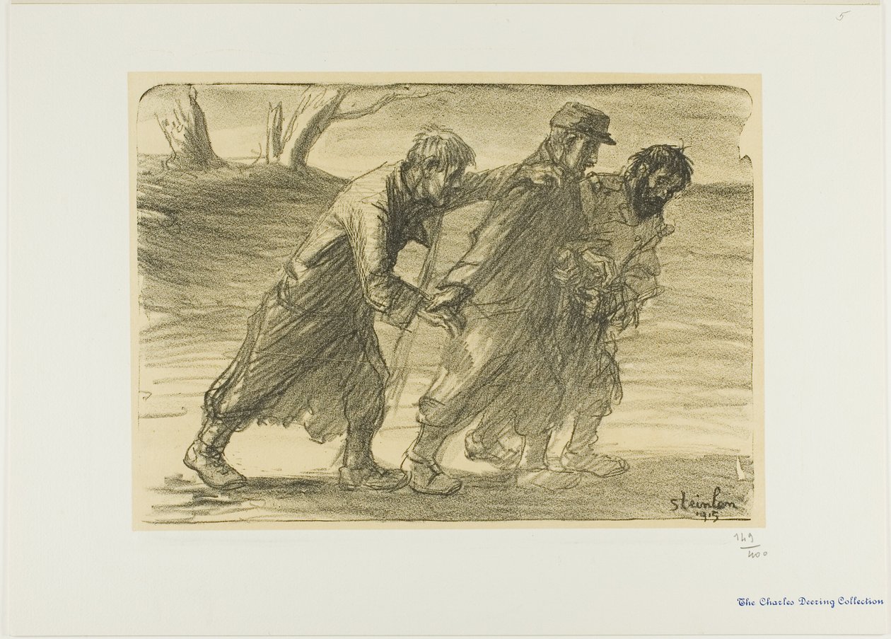 Three Comrades by Théophile Alexandre Pierre Steinlen