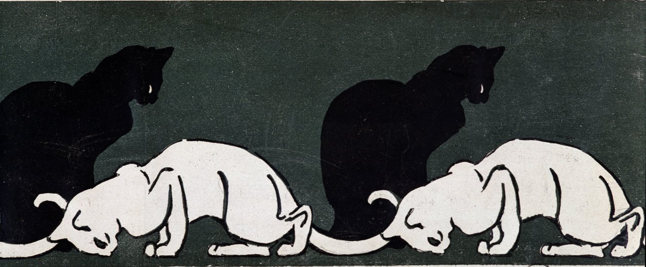 Cats by Steinlen by Théophile Alexandre Steinlen