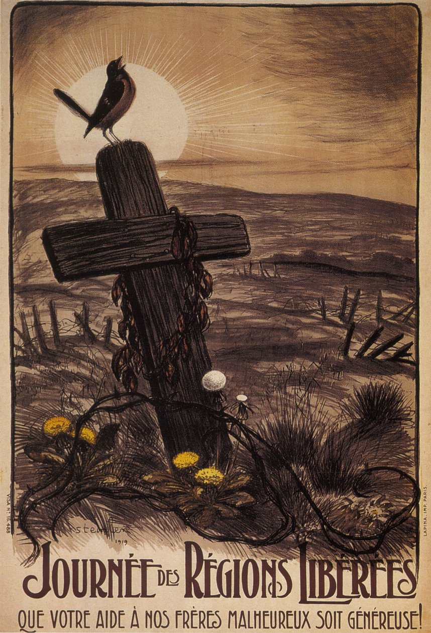 Day of the liberated areas by Théophile Alexandre Steinlen