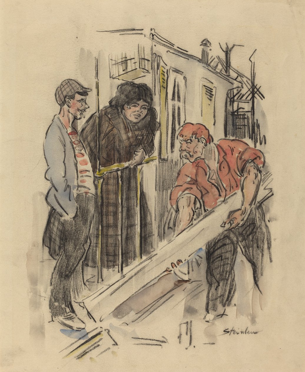 Gossips by Théophile Alexandre Steinlen