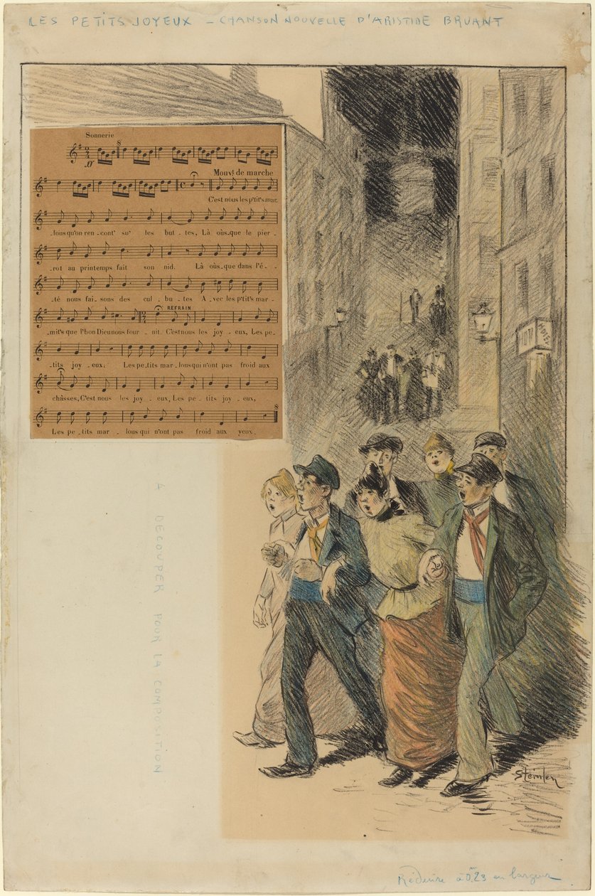 The Little Joyful Ones by Théophile Alexandre Steinlen