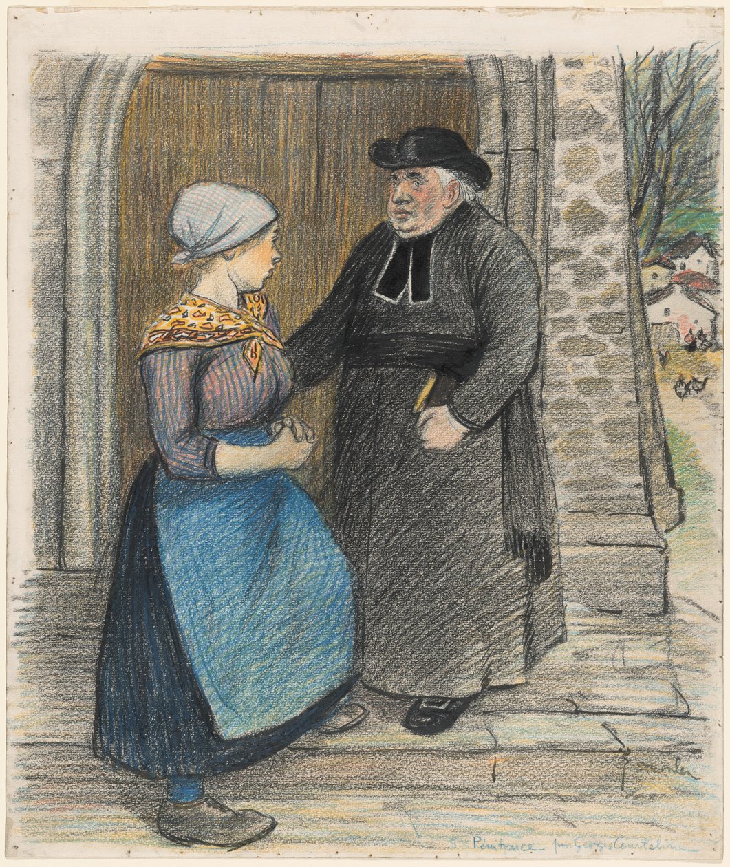Penitence by Théophile Alexandre Steinlen