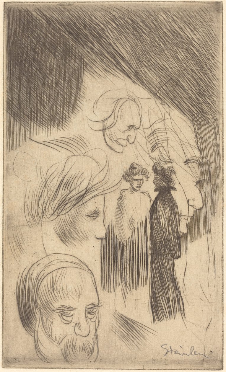 Sketch Plate by Théophile Alexandre Steinlen