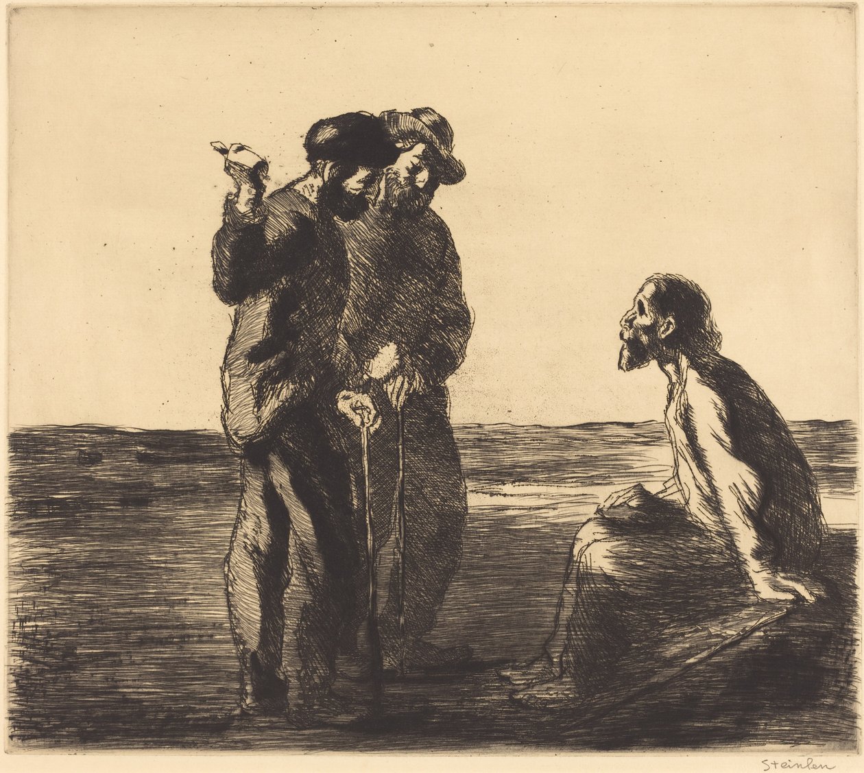 Three Companions by Théophile Alexandre Steinlen