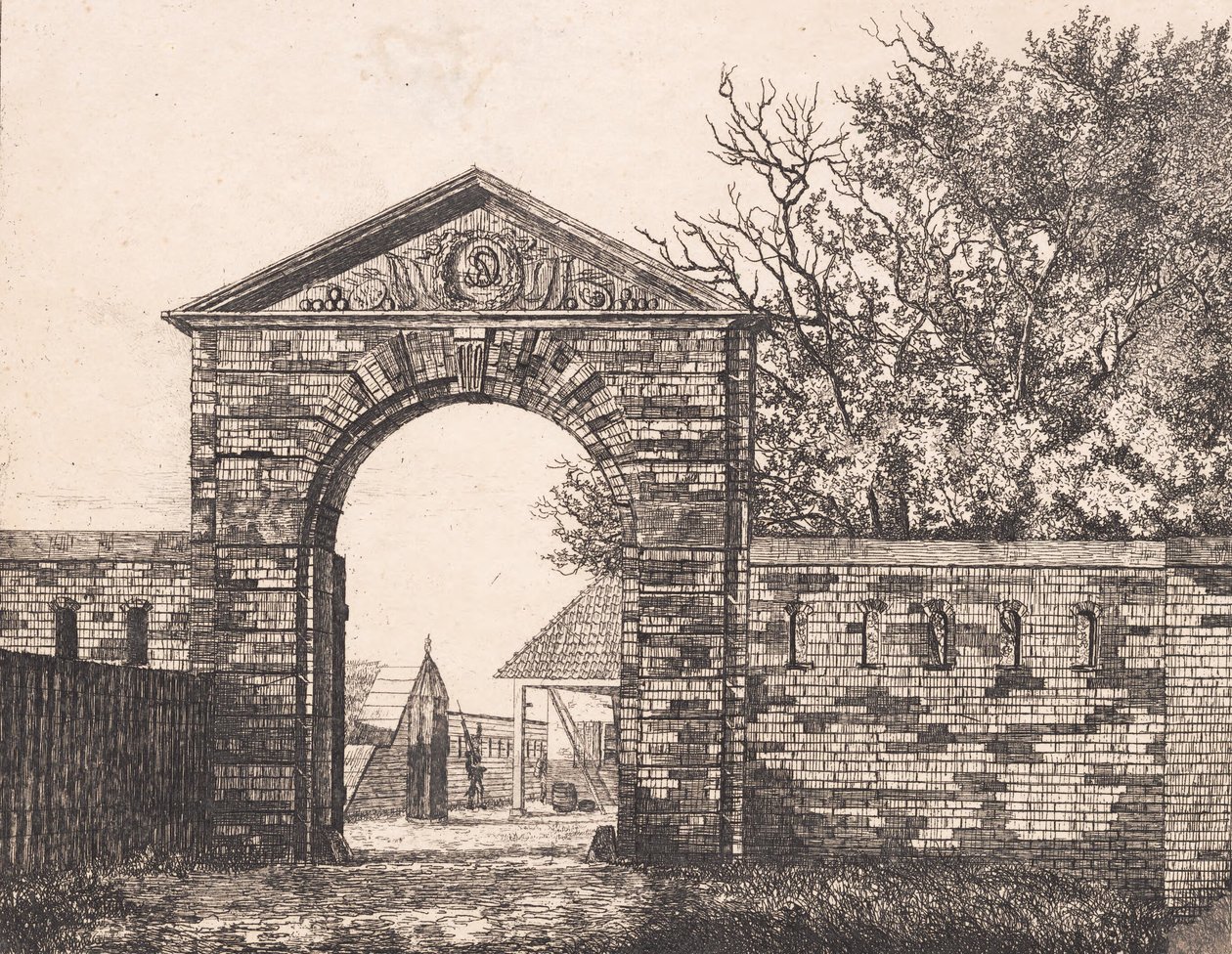 The Fortress Gate at Rysensten by Thorald Læssøe