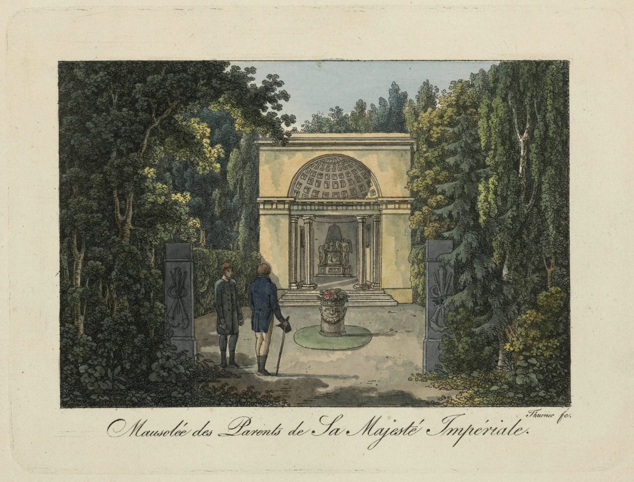 Monument to the Parents in Pavlovsk Park, 1810s by Thurner