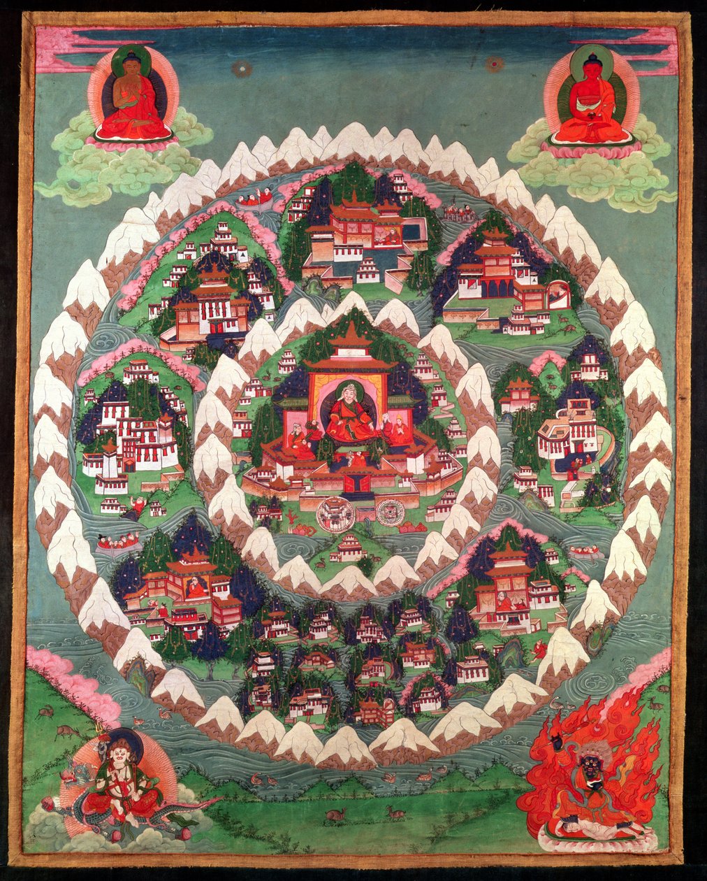 The Paradise of Shambhala by Tibetan School