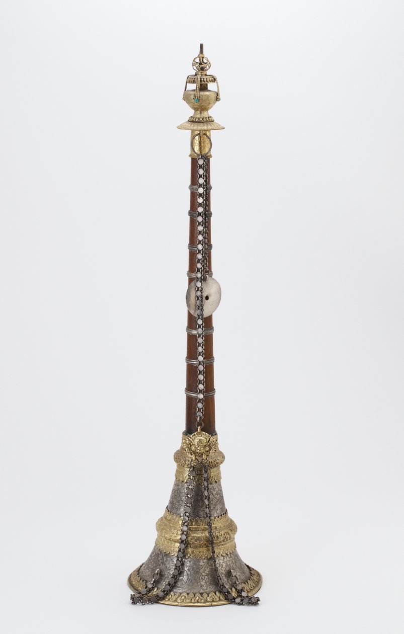 Pair of Reeds (Gya-ling) by Tibetan School