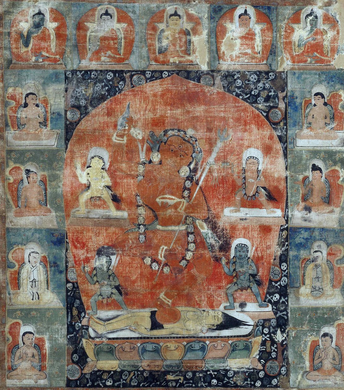 Samvara Mandala (Detail) by Tibetan School