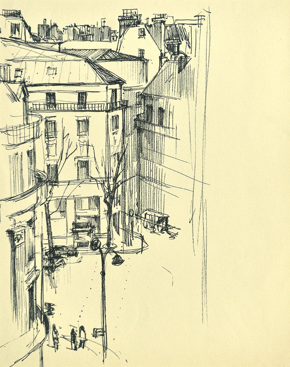 Corner of Paris by Tibor Dengyel