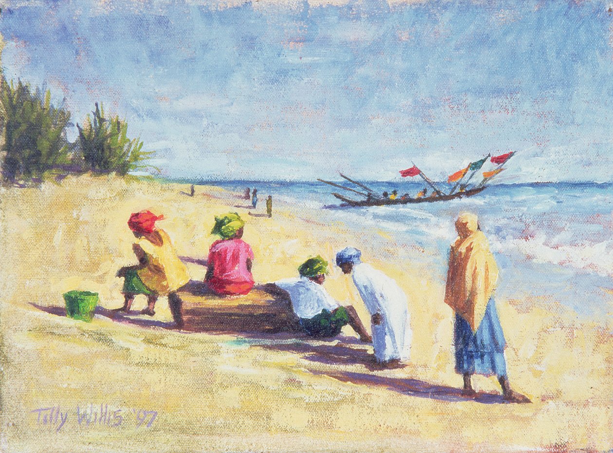 The Beach at Abene, Senegal by Tilly Willis