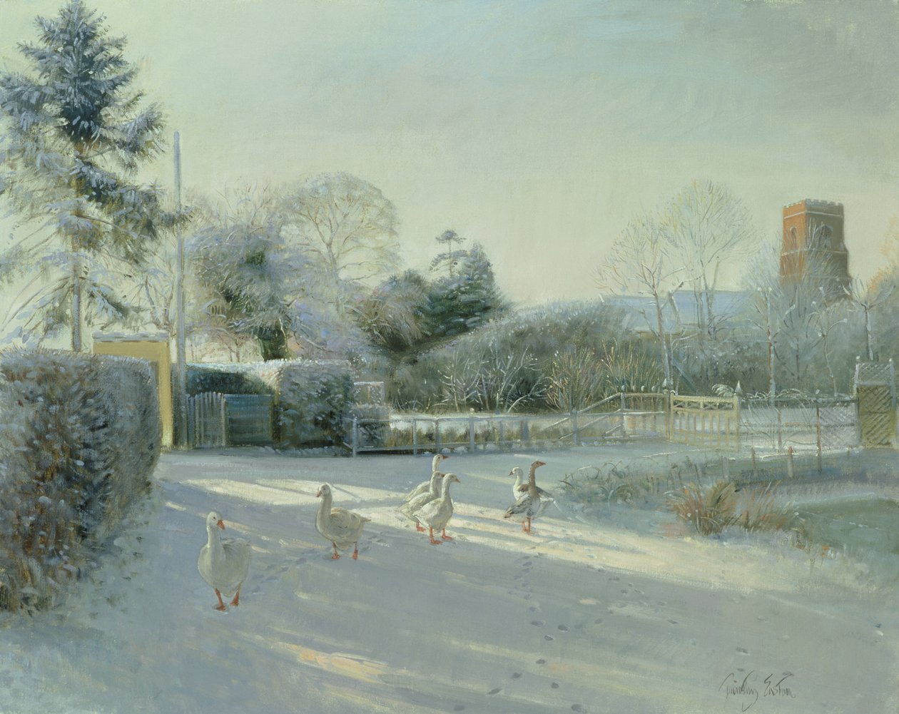 Church Boundary, Bedfield by Timothy Easton
