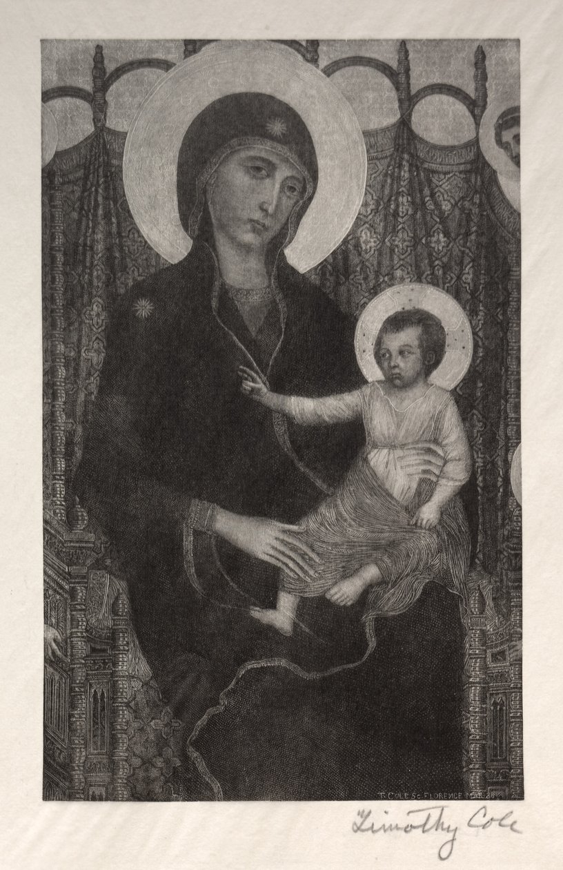 Old Italian Masters: Madonna and Child by Timothy Cole