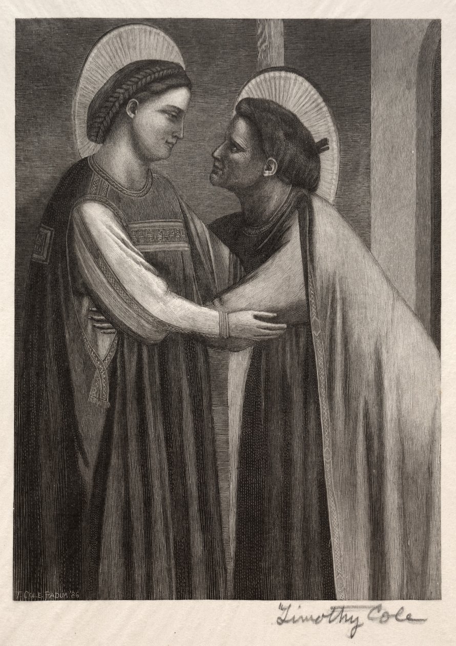 Old Italian Masters: Mary and Elisabeth by Timothy Cole