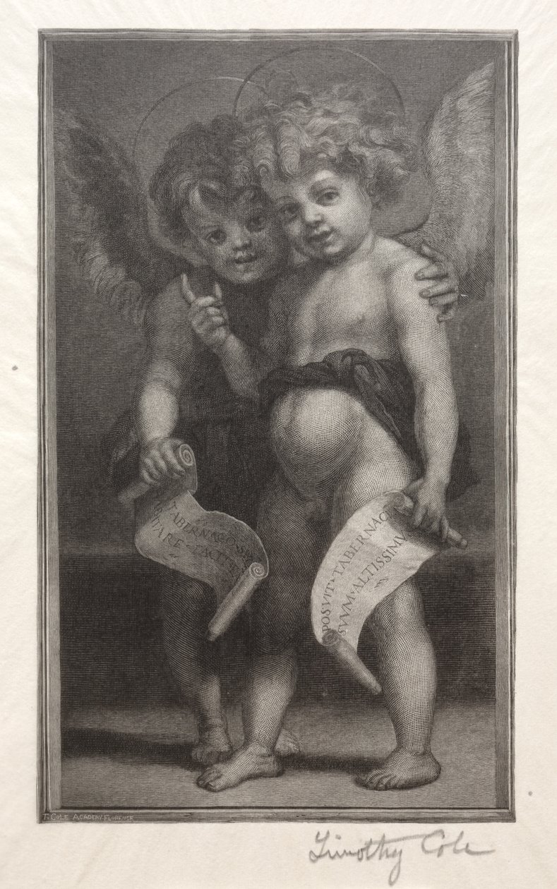 Old Italian Masters: Two Child Angels by Timothy Cole