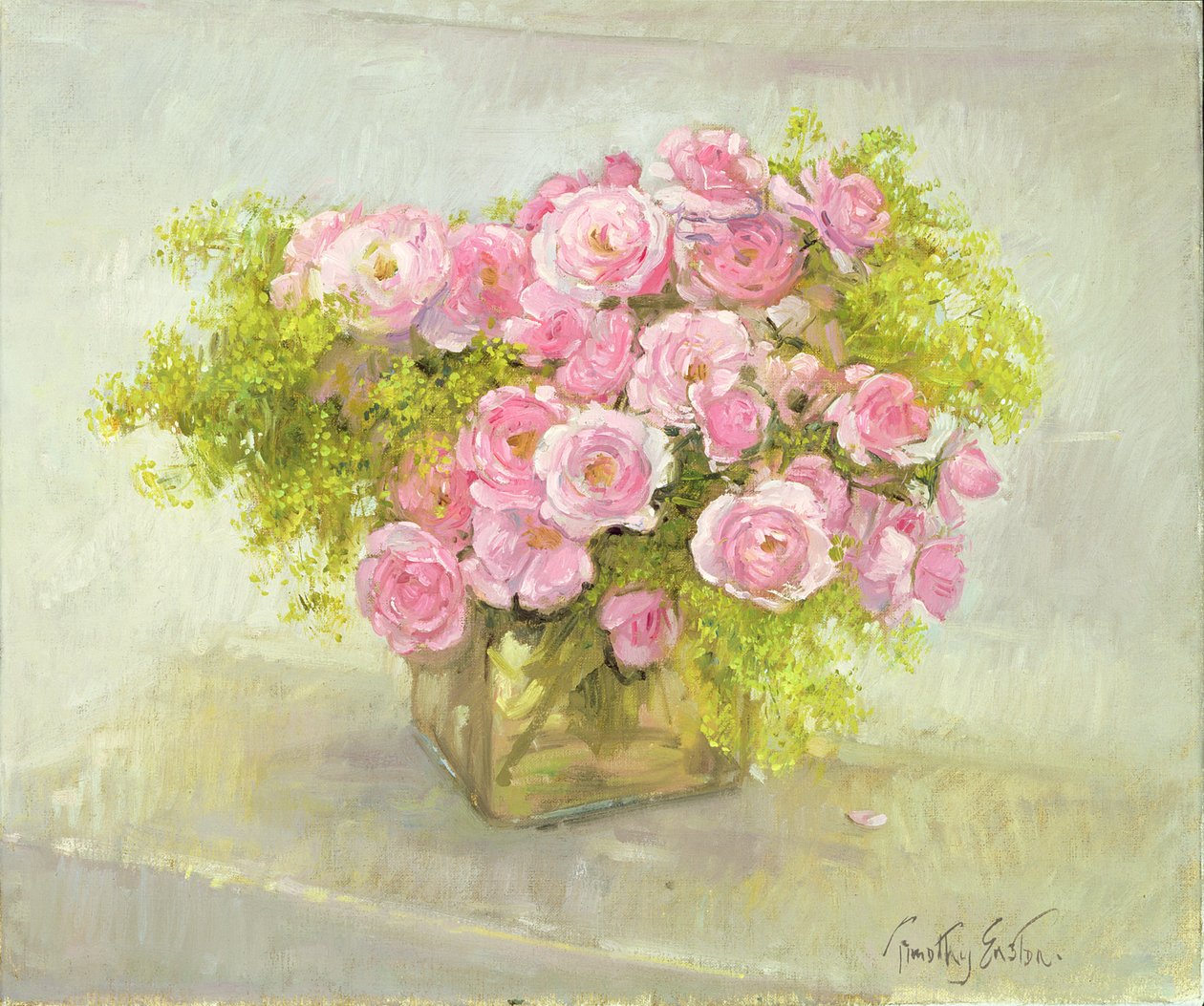 Alchemilla and Roses, 1999 by Timothy Easton