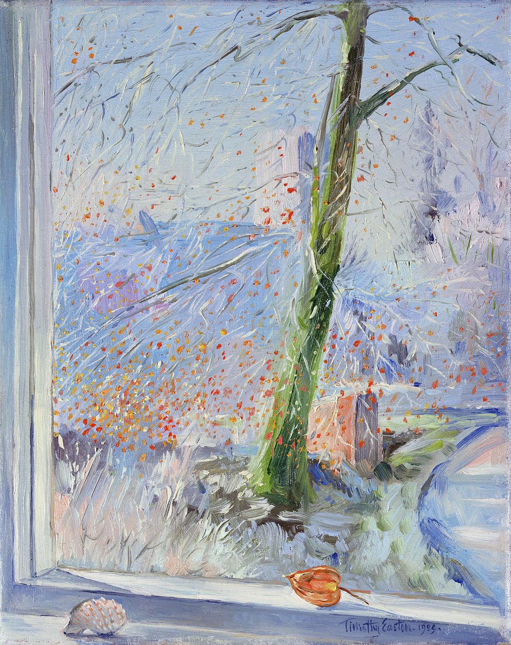 Beech Tree and Haw Frost, 1989 by Timothy Easton