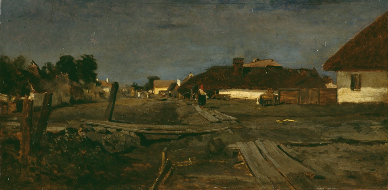 Hungarian Village by Tina Blau Lang