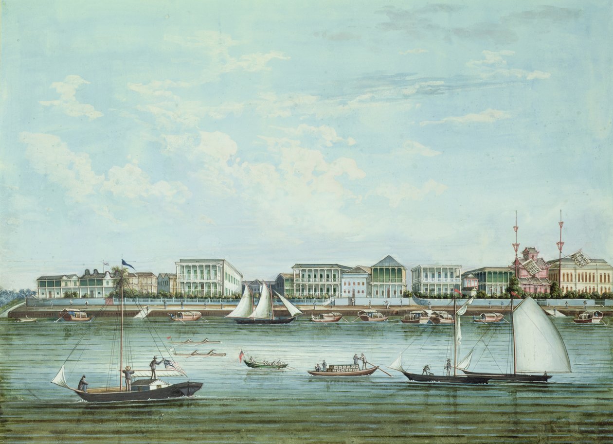 View of Shanghai, c.1860 by Tinqua