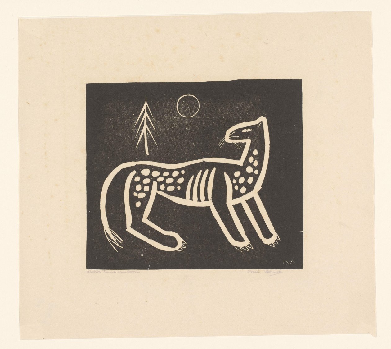 Tiger by Tinus van Doorn (signed by artist)
