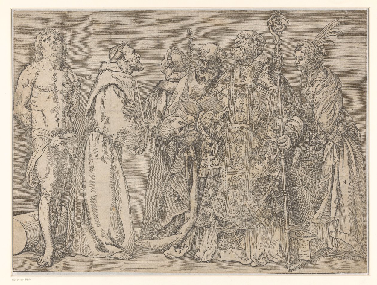 Six Standing Saints by Titiaan