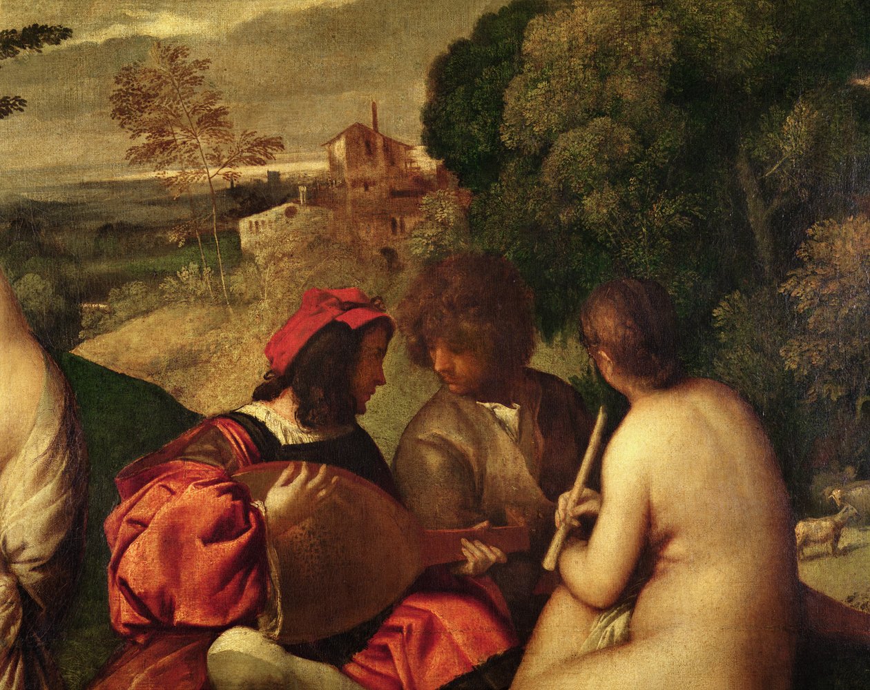 Open-Air Concert (detail) by Tiziano Vecelli