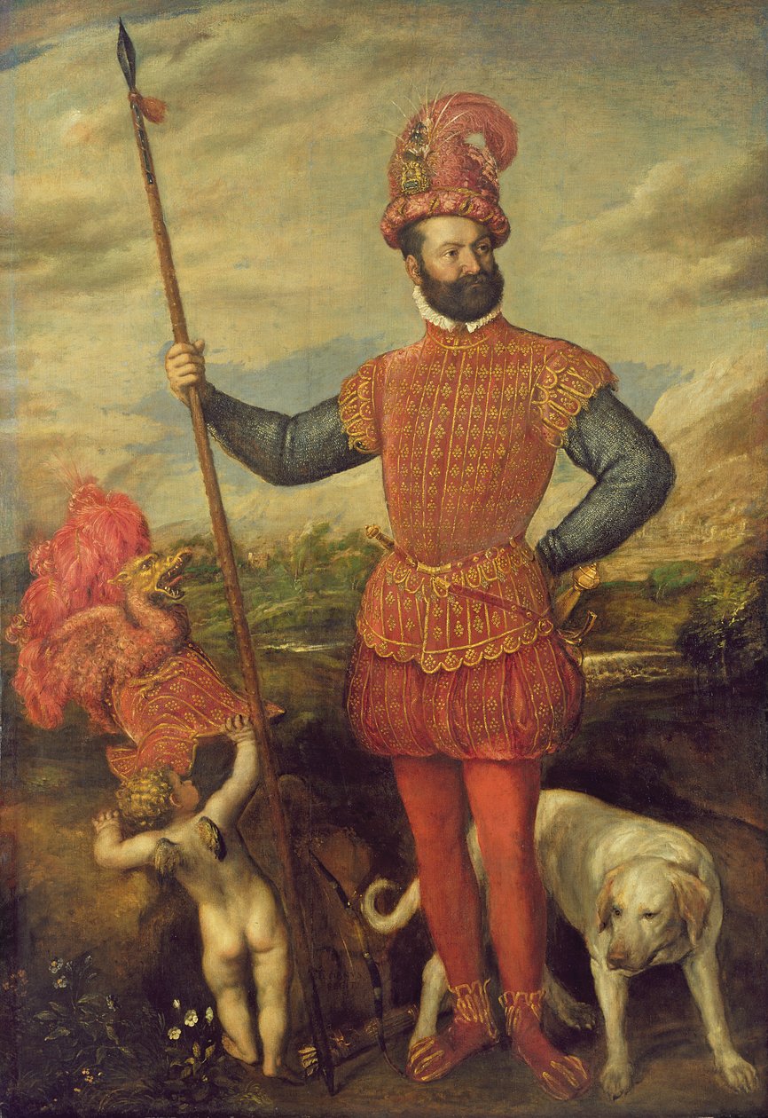 Portrait of an Italian Nobleman by Tiziano Vecelli
