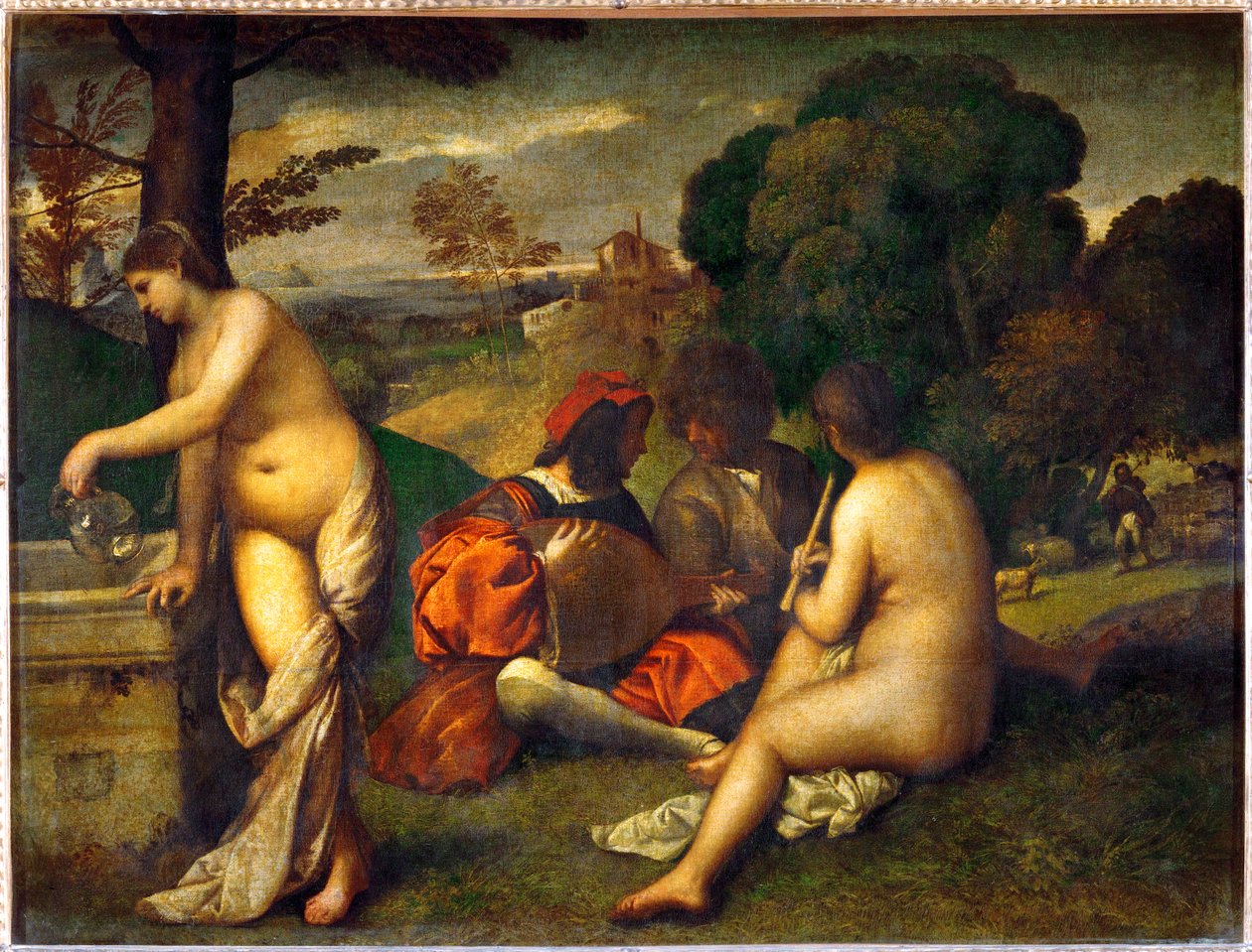 The Open-Air Concert by Titian (c.1488 1576)