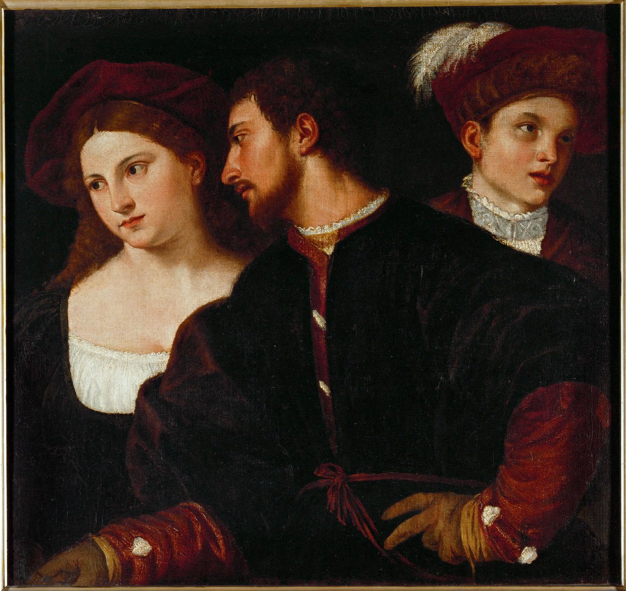 Self-Portrait with Friends by Titian (c.1488 1576)