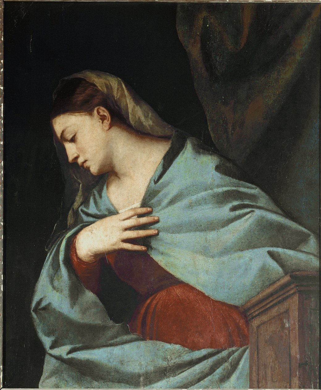 Polyptych Averoldi: Virgin Announced by Titian (c.1488 1576)