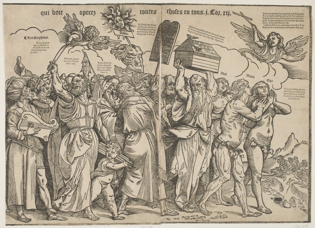 Prophets I and Adam and Eve, c.1511 by Tiziano Vecelli