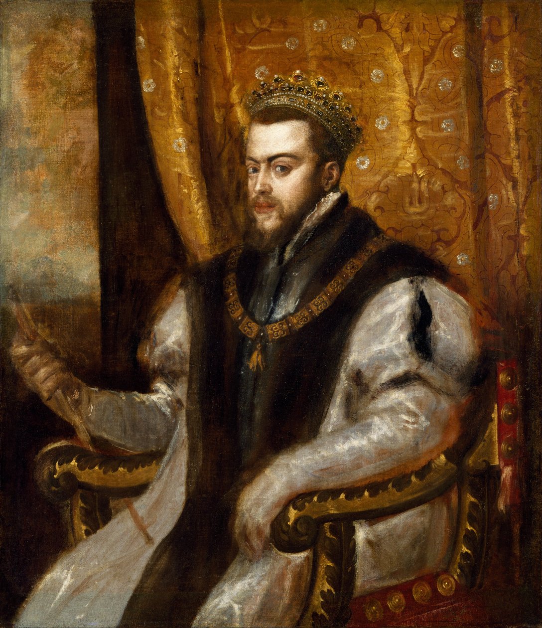 King Philip II of Spain by Tiziano Vecelli