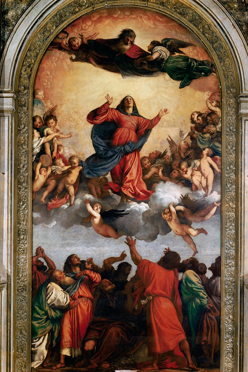 The Assumption of the Virgin by Tiziano Vecelli