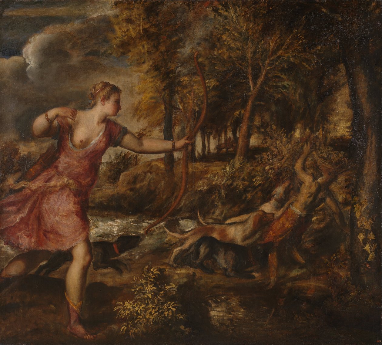 The Death of Actaeon, c.1565 by Tiziano Vecelli