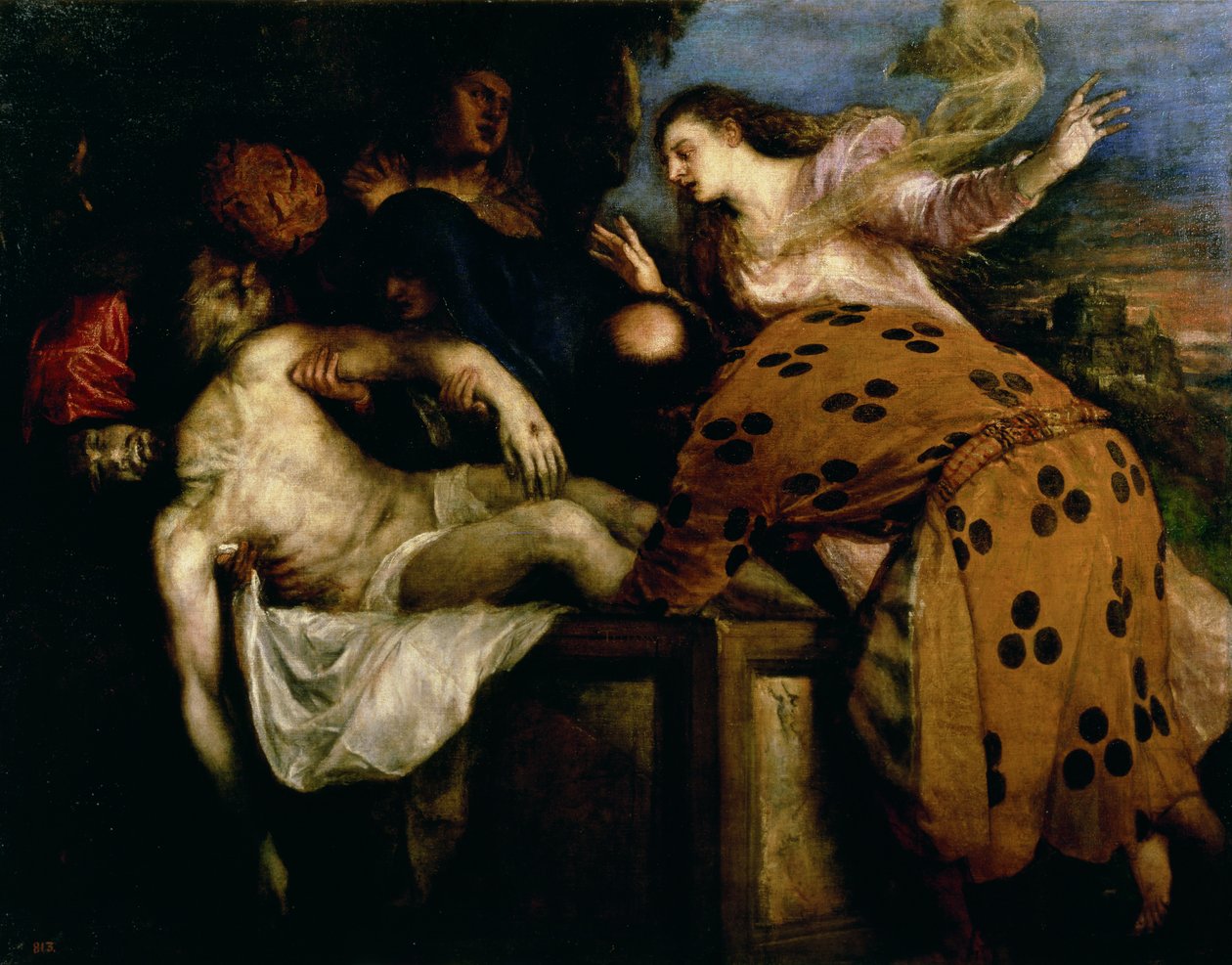 The Entombment of Christ by Tiziano Vecelli