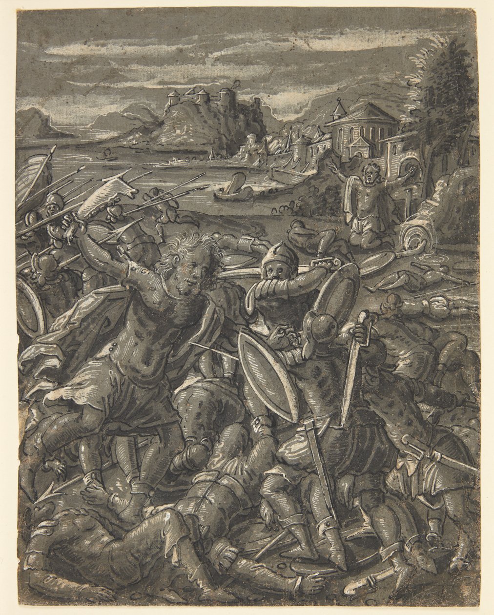 Samson Avenges Himself on the Philistines by Tobias Stimmer